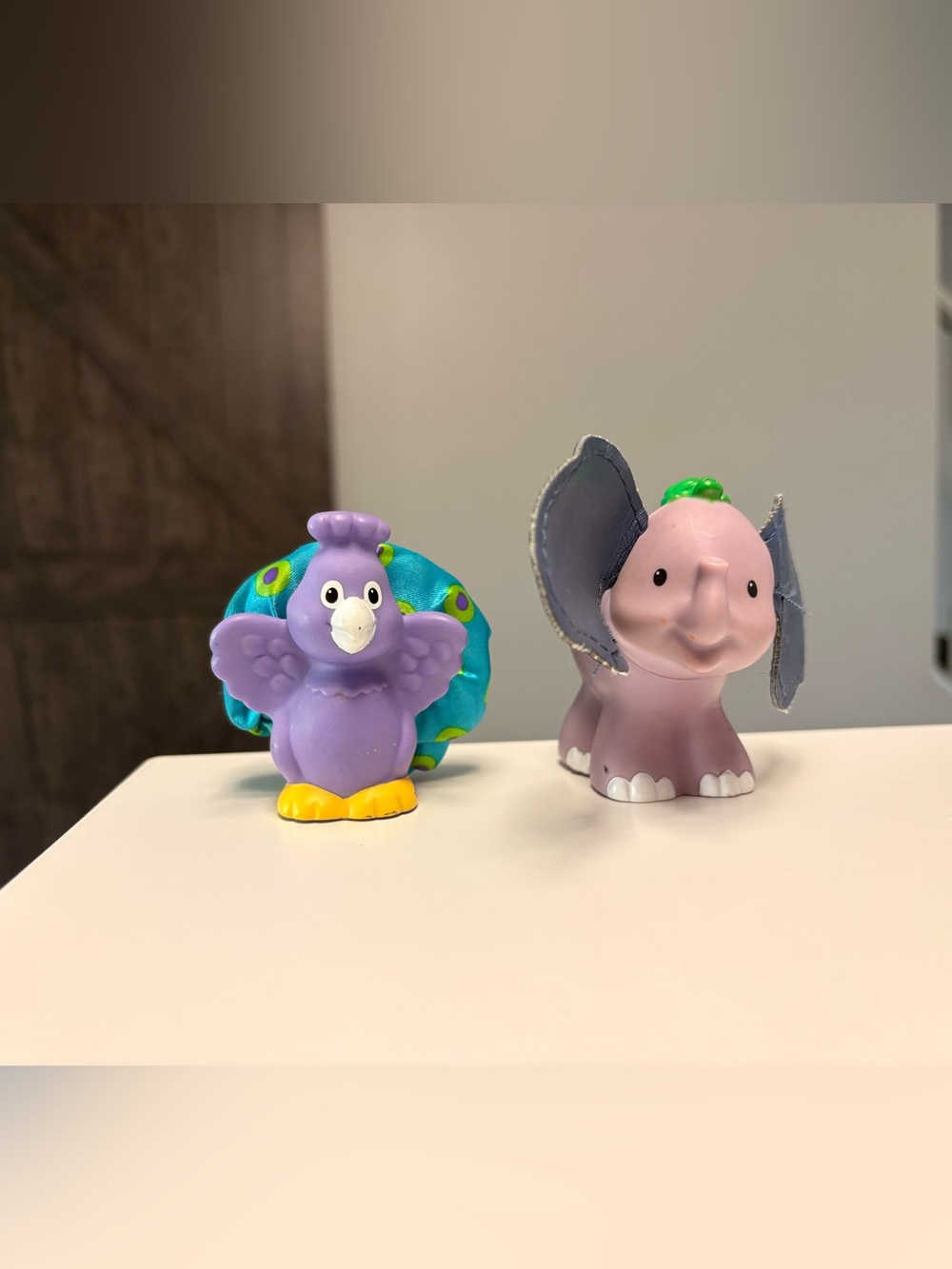 Little People Touch and Feel Peacock & Elephant